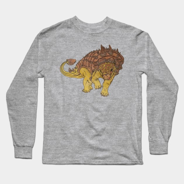 Ankylosaurus Long Sleeve T-Shirt by Lupa1214